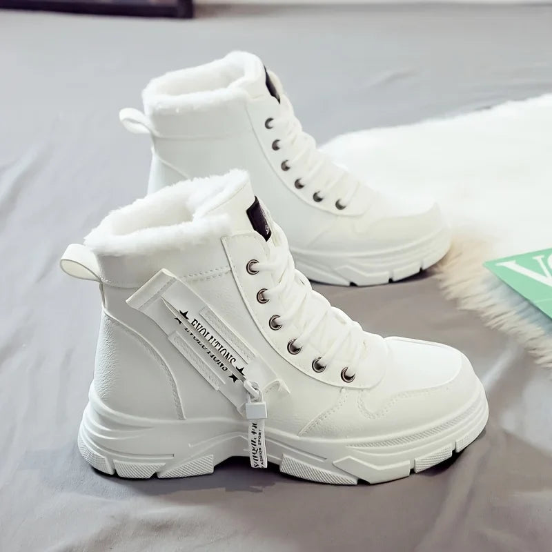Women's Ankle Boot, Short Boot, Winter Boot with Thick Lining and Insulation, Stylish and Versatile, Thick-Soled Winter Boot