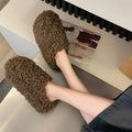 Winter 2026 Fashion Women's Shoes Comfortable Plush Velvet Warm Fluffy Slippers Home Non-slip Lightweight Soft Indoor Slippers