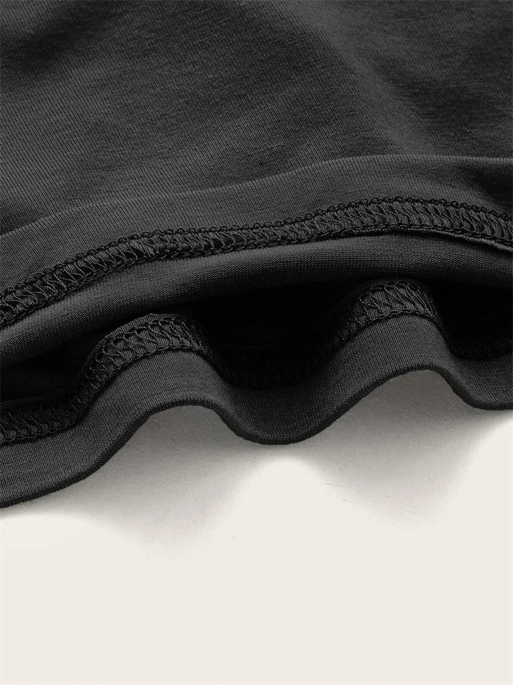 Women's O-neck Backless T-shirt Short Sleeve Solid Color Crop Top Summer Cute Baby Tee Y2K Clothes Bodycon Tunics Fashion Tank