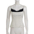 SUCHCUTE Chic Lace Patchwork Polka Dot Camis Tops Elegant Sleeveless Tank Tops Summer Casual Daily Wear Streetwear Camisole 2026