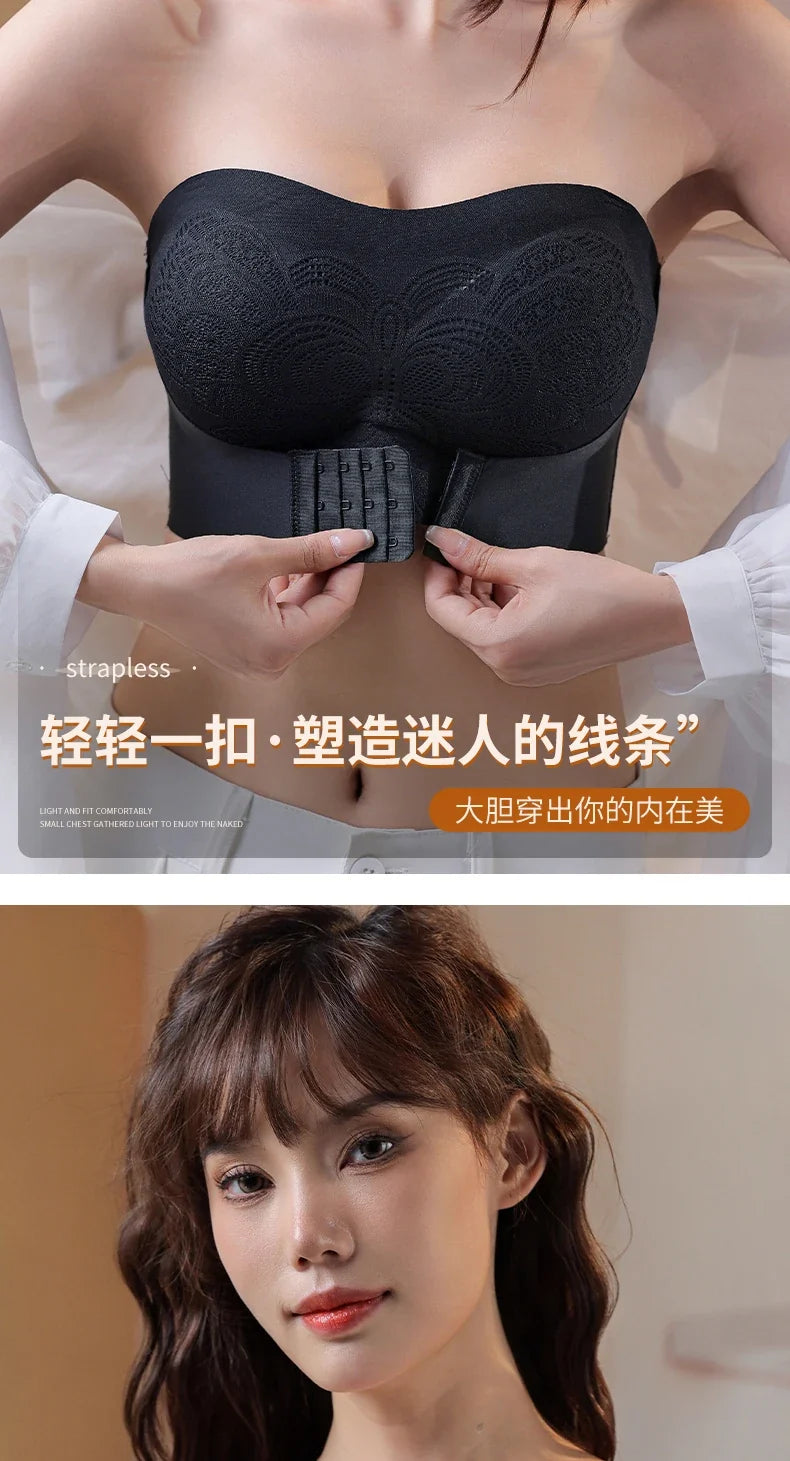 Front Closure Posture Corrector Bras Beauty Back Tops Butterfly Sports Vest strapless Bralette Humpback Correct Tops M-6XL Size