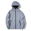 New Couple Night Reflective Clothing Solid Color Jacket Polyester Student Male Class Uniform Trendy Luminous Dancer Jacket