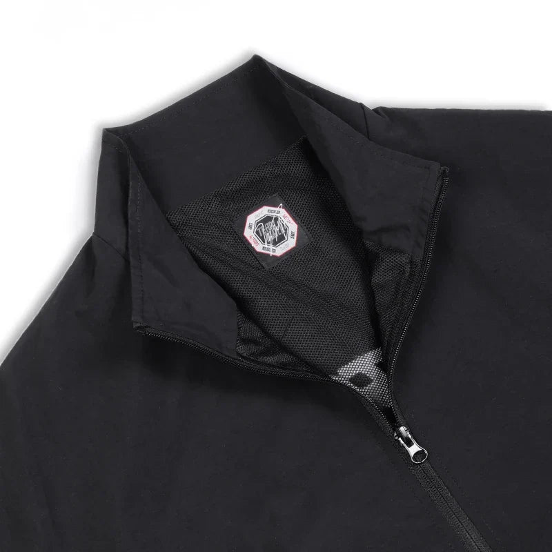 Jinx Team Black Jacket Unisex Windbreaker Sports Coat Men Women Loose Track Activewear Long Sleeve Top Embroidery Y2k Outerwears