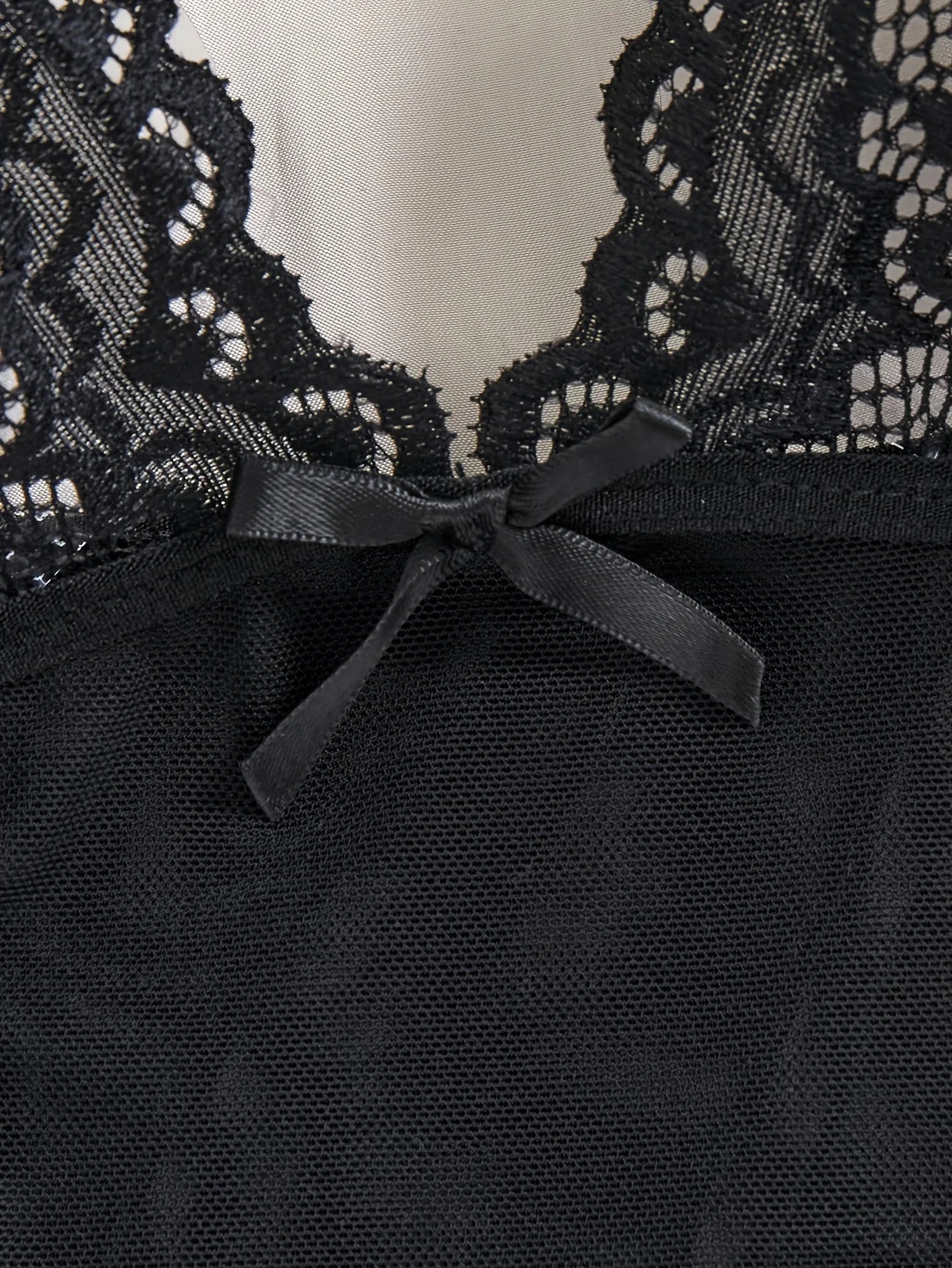 Women Sexy Lingerie Set See-through Deep V Slip Dress Thong Elegant Comfortable. Bow Design Sexy Lace Red Bra Panty Pijamas Set