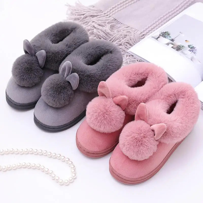 Fluffy Women's Slippers Flats Luxury Designer Woman Shoes Casual Ankle Boots Female Winter Indoor Elegant Fuzzy Fur Slides Soft