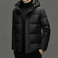 Real 85% Goose Down Jacket Men 2025 Winter Warm Puffer Coat Luxury Hood Thermal Outdoor Jacket Goose Down Parkas Zipper Clothes