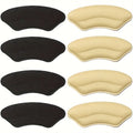 8-Pack Heel Pads for Too Big Shoes Self-Adhesive Heel Protectors Heel Inserts Improve Shoe Fit And Comfort Prevent Heel Slippage