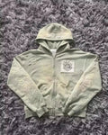 American Y2K New Hip Hop Trend Zipper Hoodie Women Street Casual Loose Joker Vintage Sweatshirt Unisex Fleece Padded Warm Hoodie