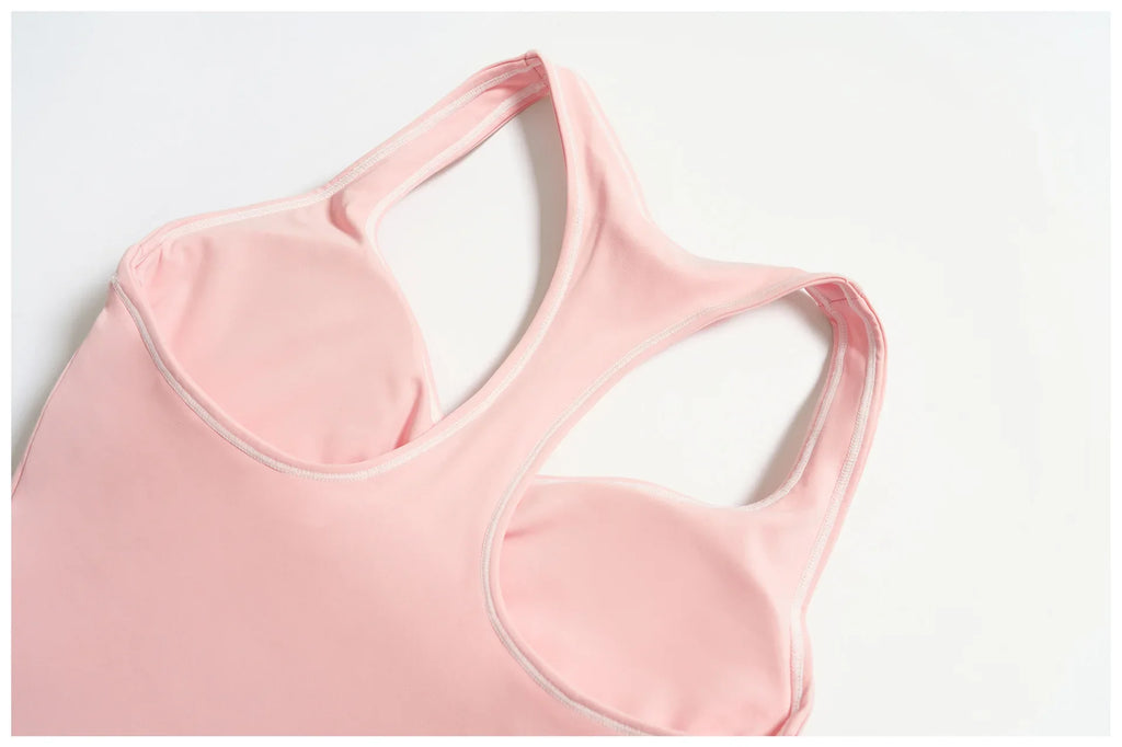 Woman Yoga Tank Top Gym Clothes Removable Chest Pad Fitness Bra Workout Halter Top Activewear Sexy Pilates Sports Vest Underwear