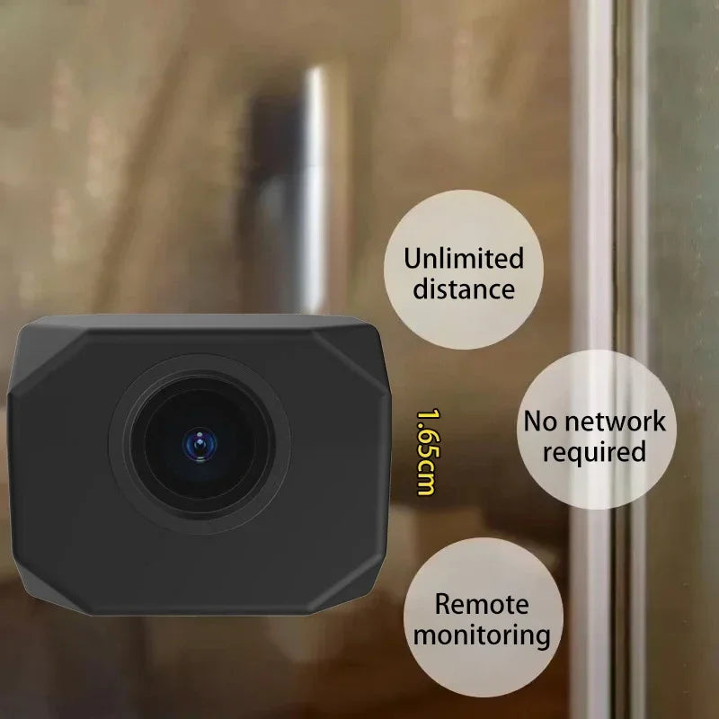 Lenovo New 4K HD WiFi Security Camera Night Vision Home Mini Smart Indoor IP Surveillance APP Remote Monitoring Portable Camera