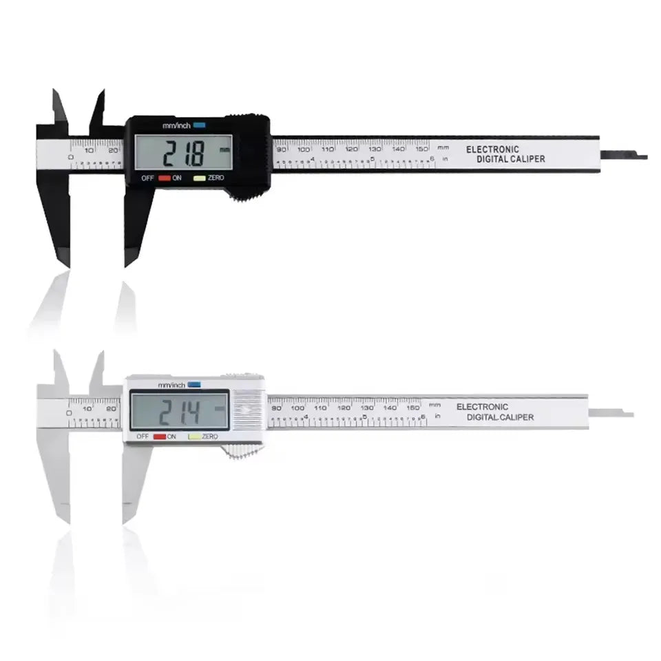 150mm 100mm Electronic Digital Caliper Carbon Fiber Dial Vernier Caliper Gauge Micrometer Measuring Tool Digital Ruler