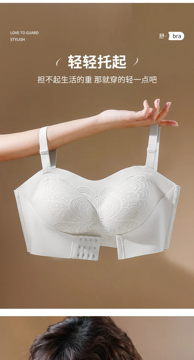 Front Closure Posture Corrector Bras Beauty Back Tops Butterfly Sports Vest strapless Bralette Humpback Correct Tops M-6XL Size