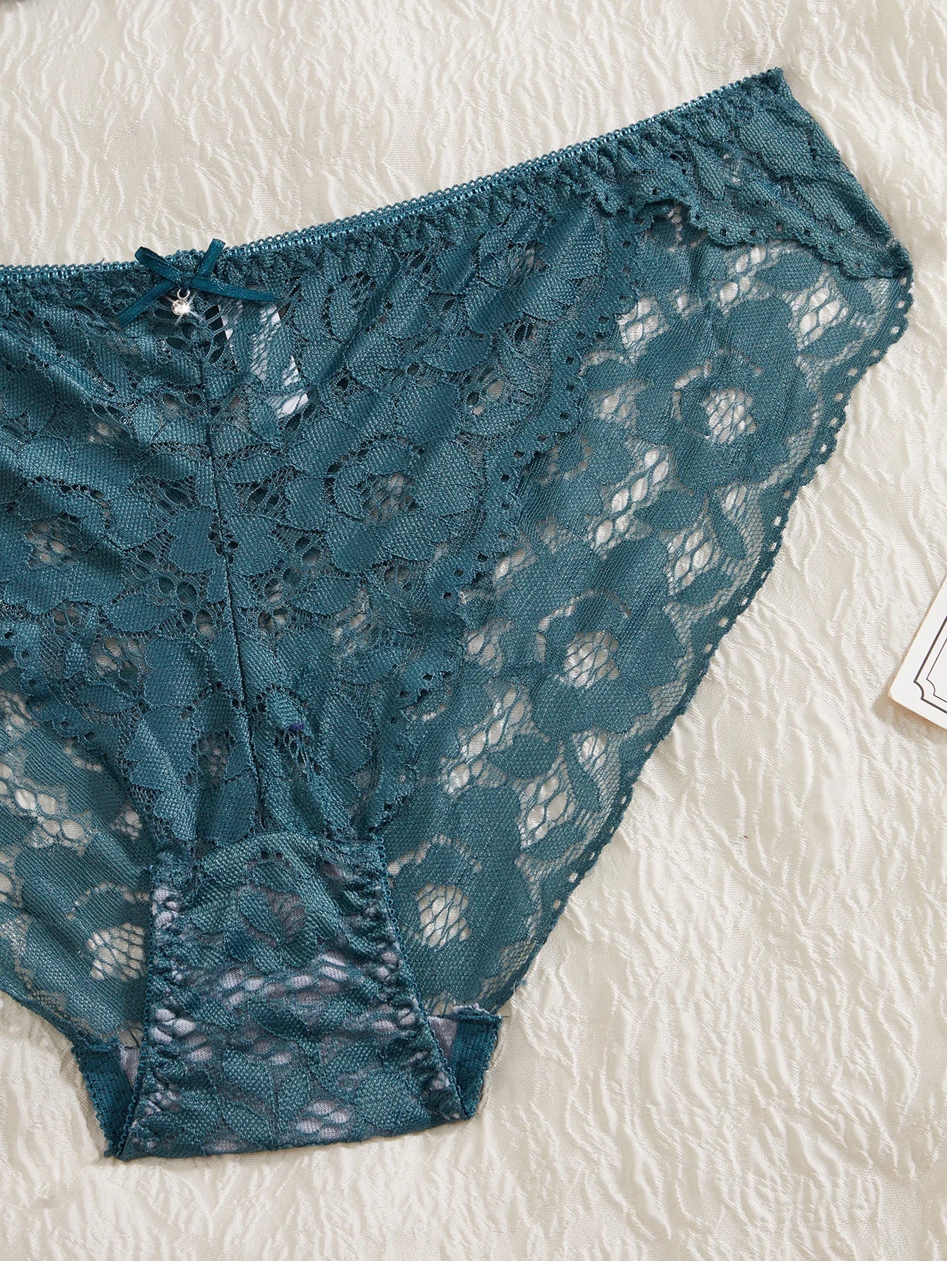 Single of Women's Underwear Set Sexy Lace Patchwork with Push Up Bra Romantic Sheer Women's Panties