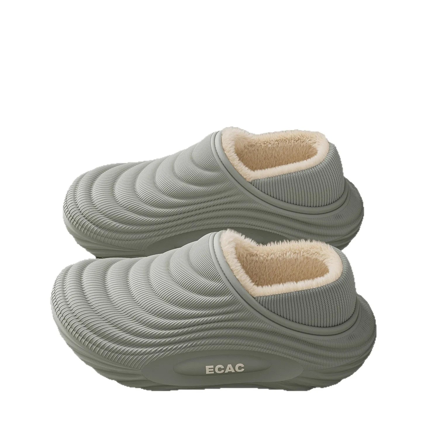 Baotou waterproof cotton slippers, home cotton shoes, winter warm and non slip couple cotton slippers