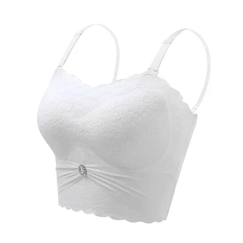 Seamless Solid Without Straps Bralette Lingerie Plus Size 5XL Women Sexy Strapless Bra Invisible Bra Push Up Bra M-5XL Underwear