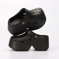 Women's Wedges Heel Sandals Summer 2026 Closed Toe Chunky Platform Sandalias Mujer Hollow Out Thick Sole Non-slip Slides Ladies