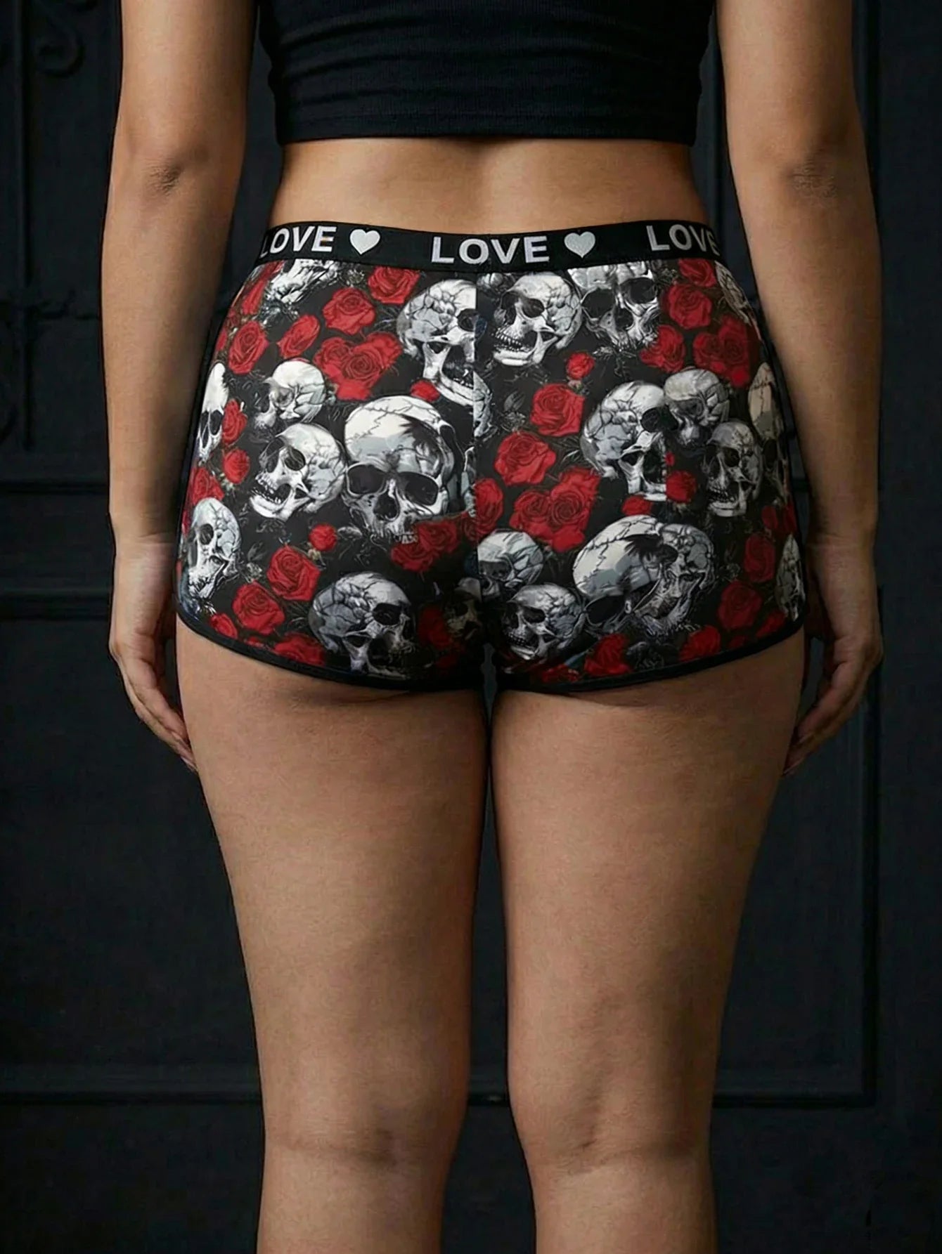 Women's Boyshort Underwear High Waist Seamless Panties Skull Tummy Control Comfortable Ladies' Lingerie 1XL-4XL