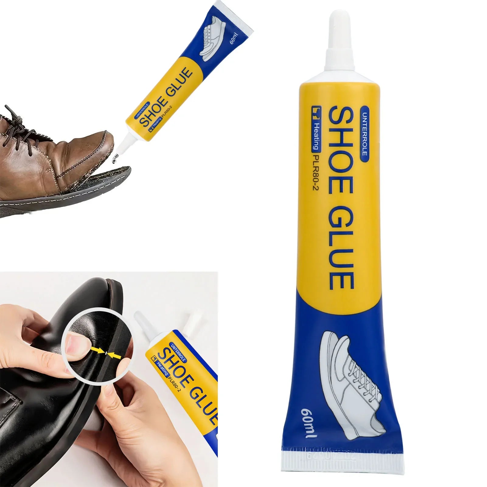 1/2/3pcs 60ml Strong Shoe Repair Glue Quick-drying Universal Sealant Waterproof Shoe Adhesive Shoemaker Professional Repair Tool