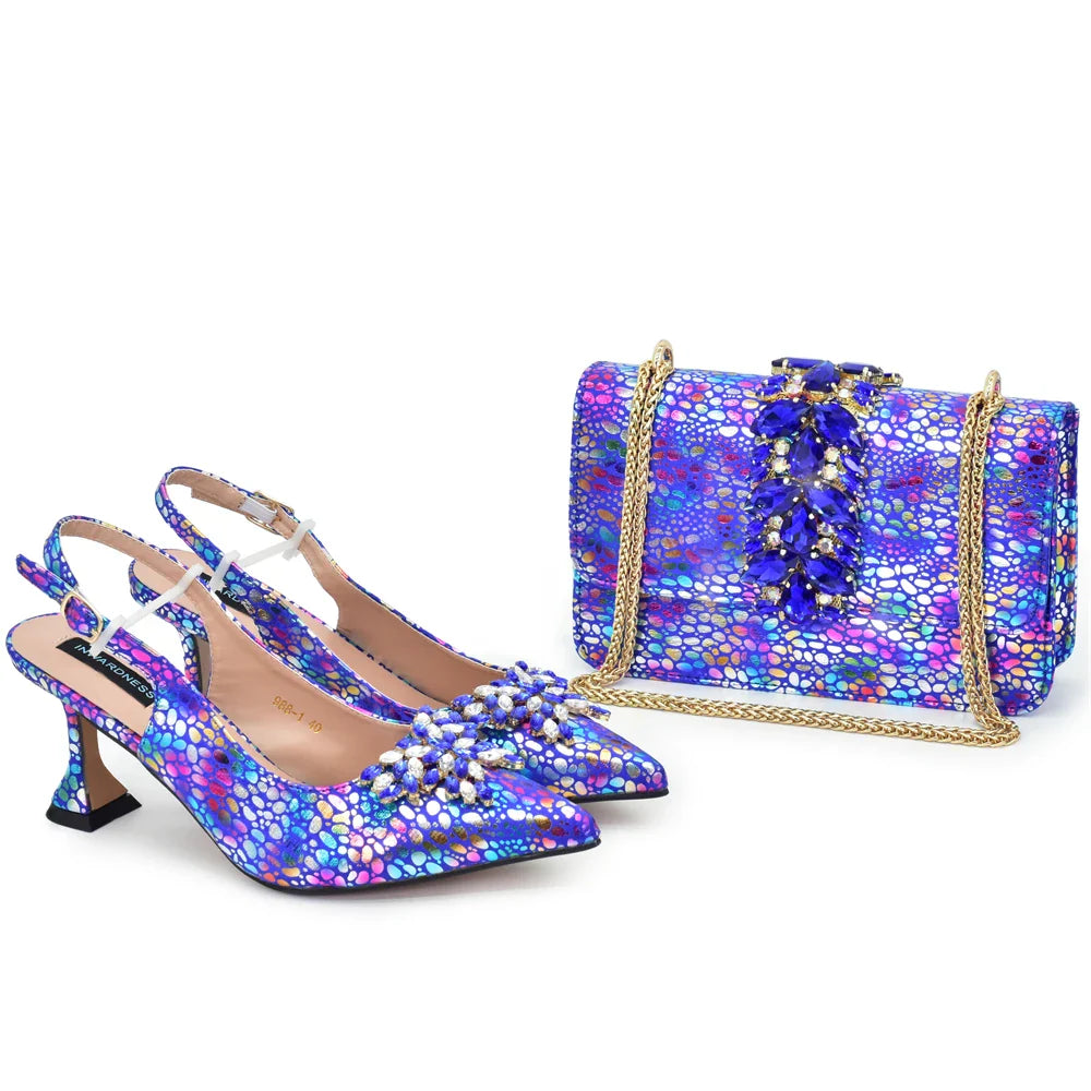 Italian Shoes And Bag Sets EDSHVB1-1