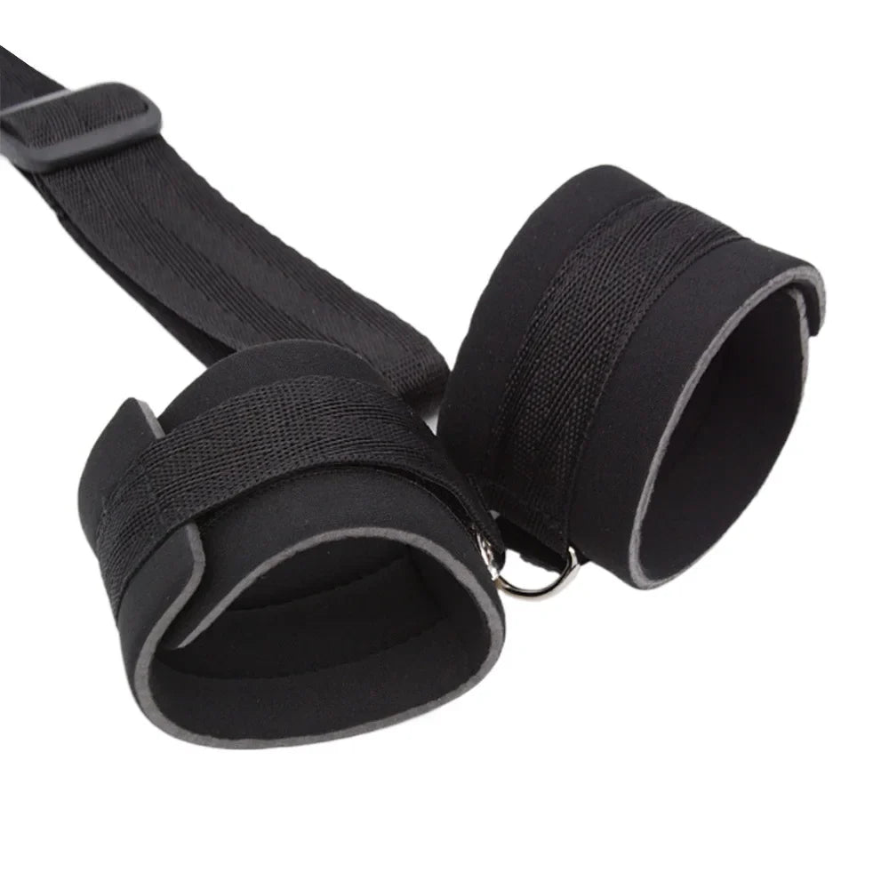 Adult Games BDSM Bondage Set Women Restraints  Adjustable Handcuffs Ankle Straps Fetish No Vibrator Erotic Accessories Sex Shop