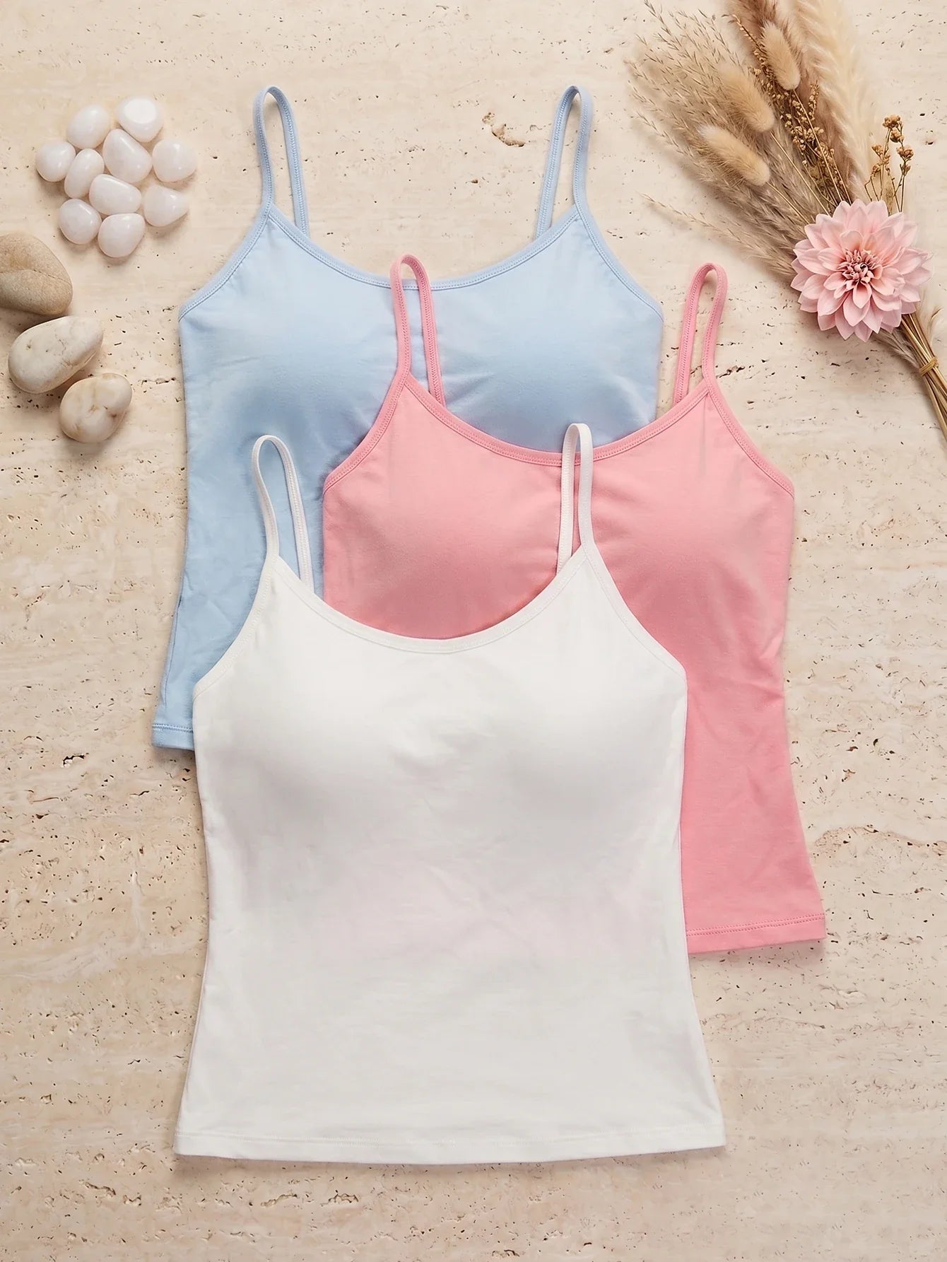 1Pcs Women Solid Color Camisole Sleeveless Backless Seamless Sports Tank Top Wireless Underwear Padded Bra Bralette Vest