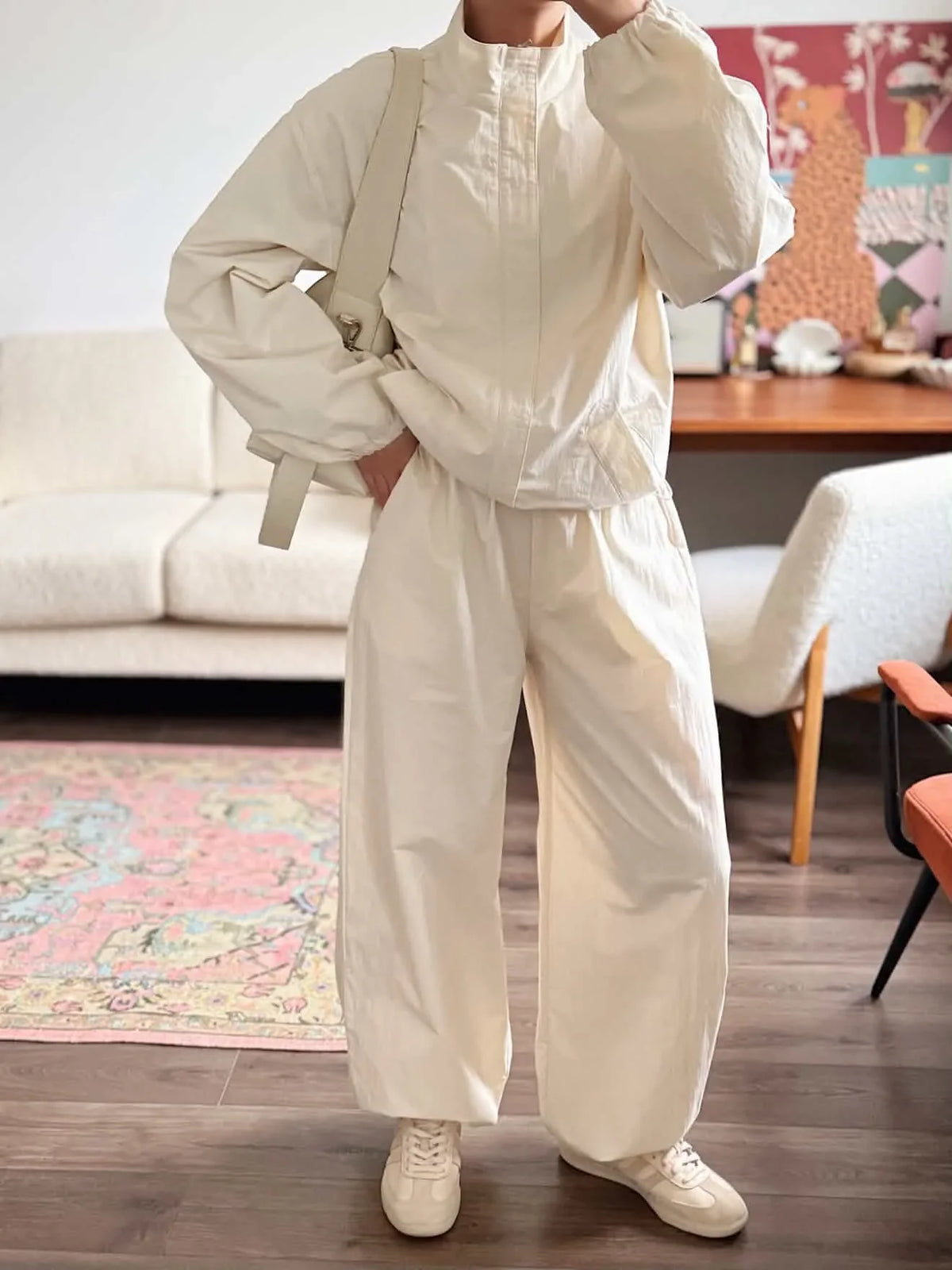 2025 Women Fall Autumn Sports style Jacket and Pants sets