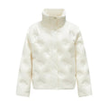 Semir Down Jacket Women Thin Houndstooth Loose 2024 New Winter Waterproof Windproof Stand-Up Collar Wear Down Jacket
