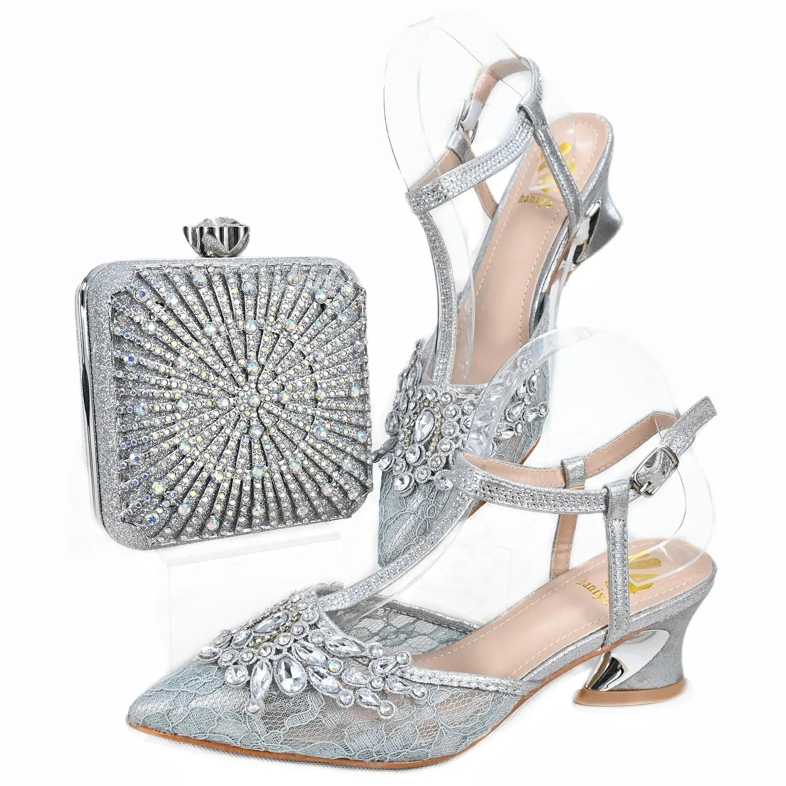 Italian gold Shoes And Bag Sets HTG1-9