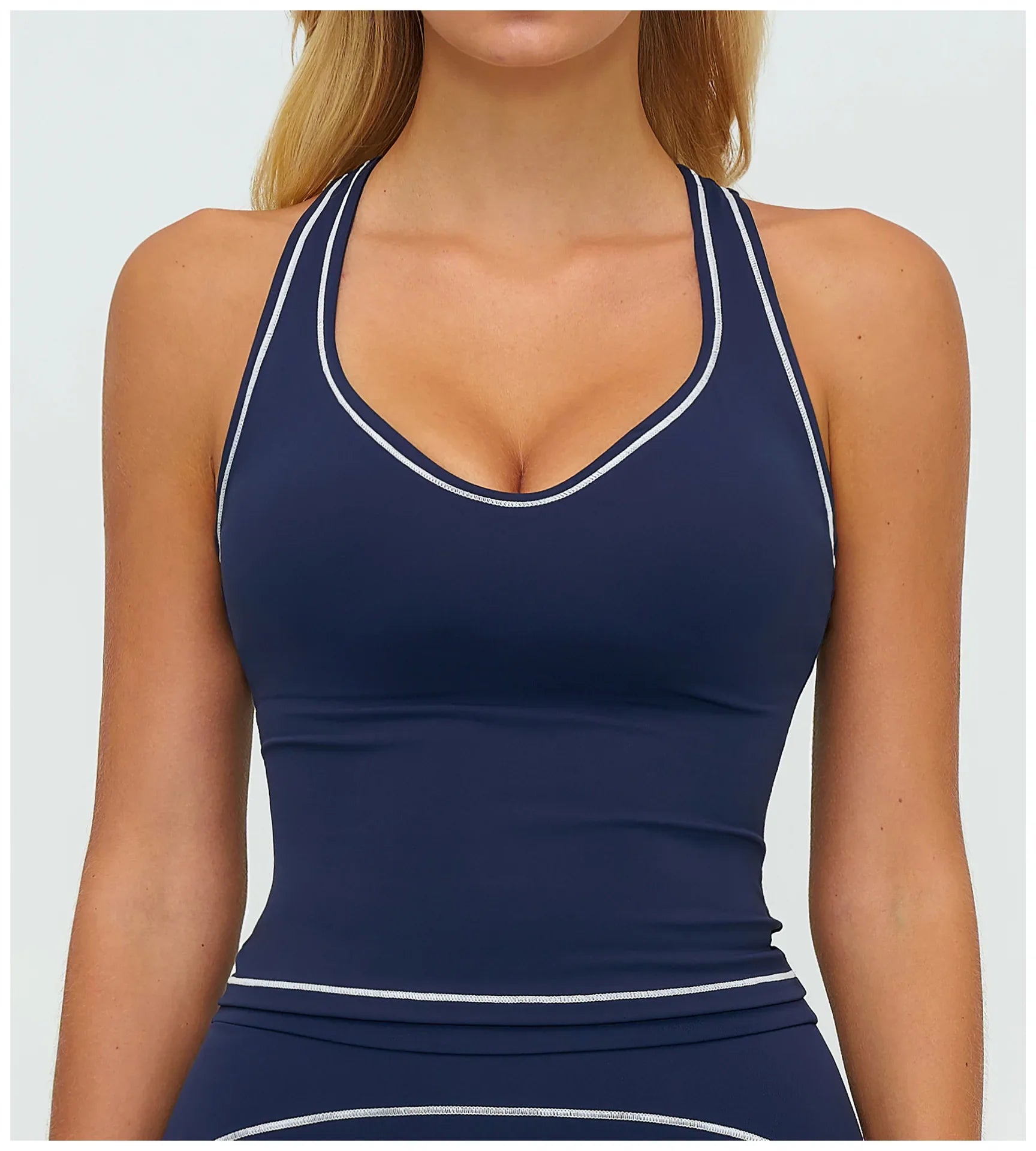 Woman Yoga Tank Top Gym Clothes Removable Chest Pad Fitness Bra Workout Halter Top Activewear Sexy Pilates Sports Vest Underwear