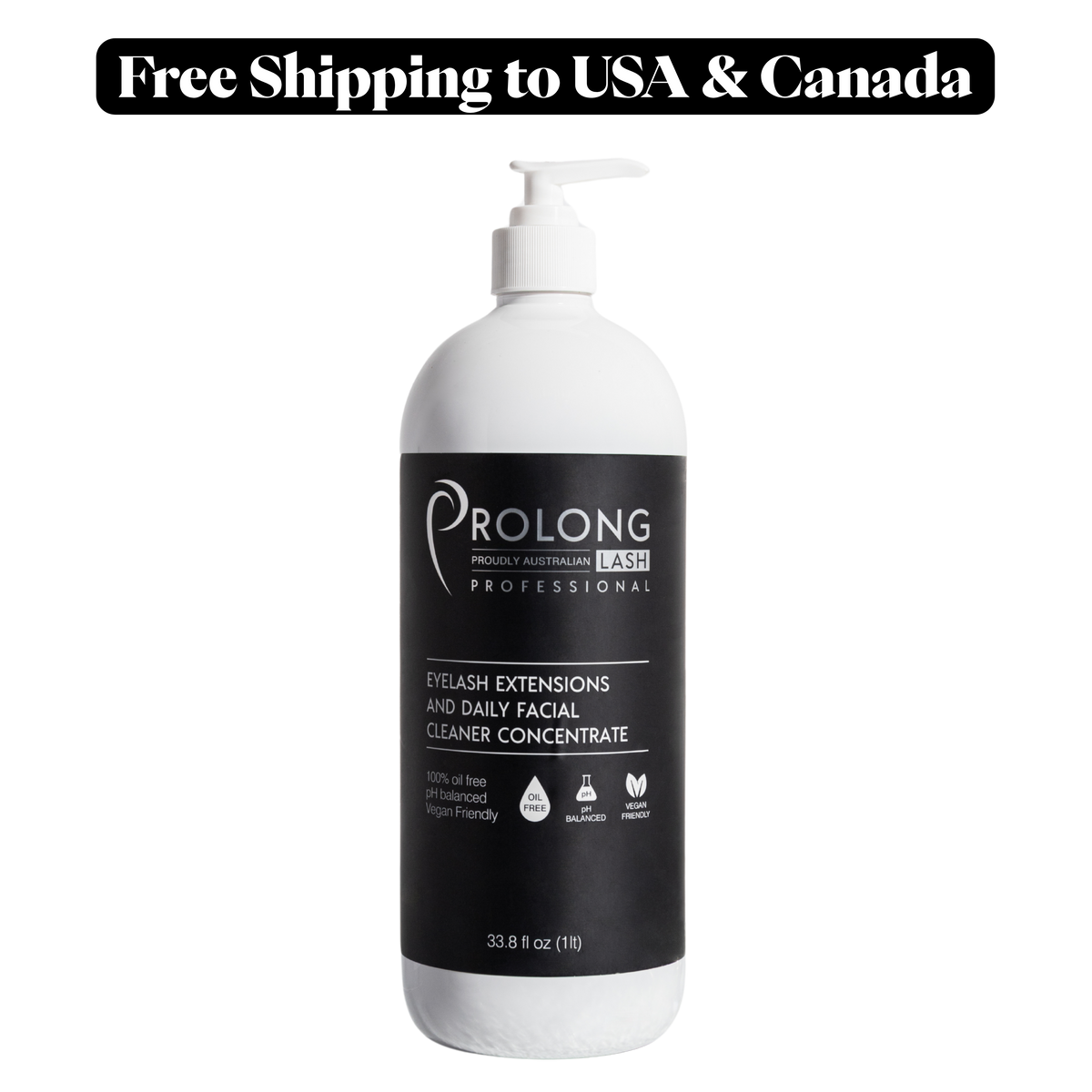 Eyelash Extension Cleanser Concentrate 33.8 fl oz/1 Lt, Bulk Packs