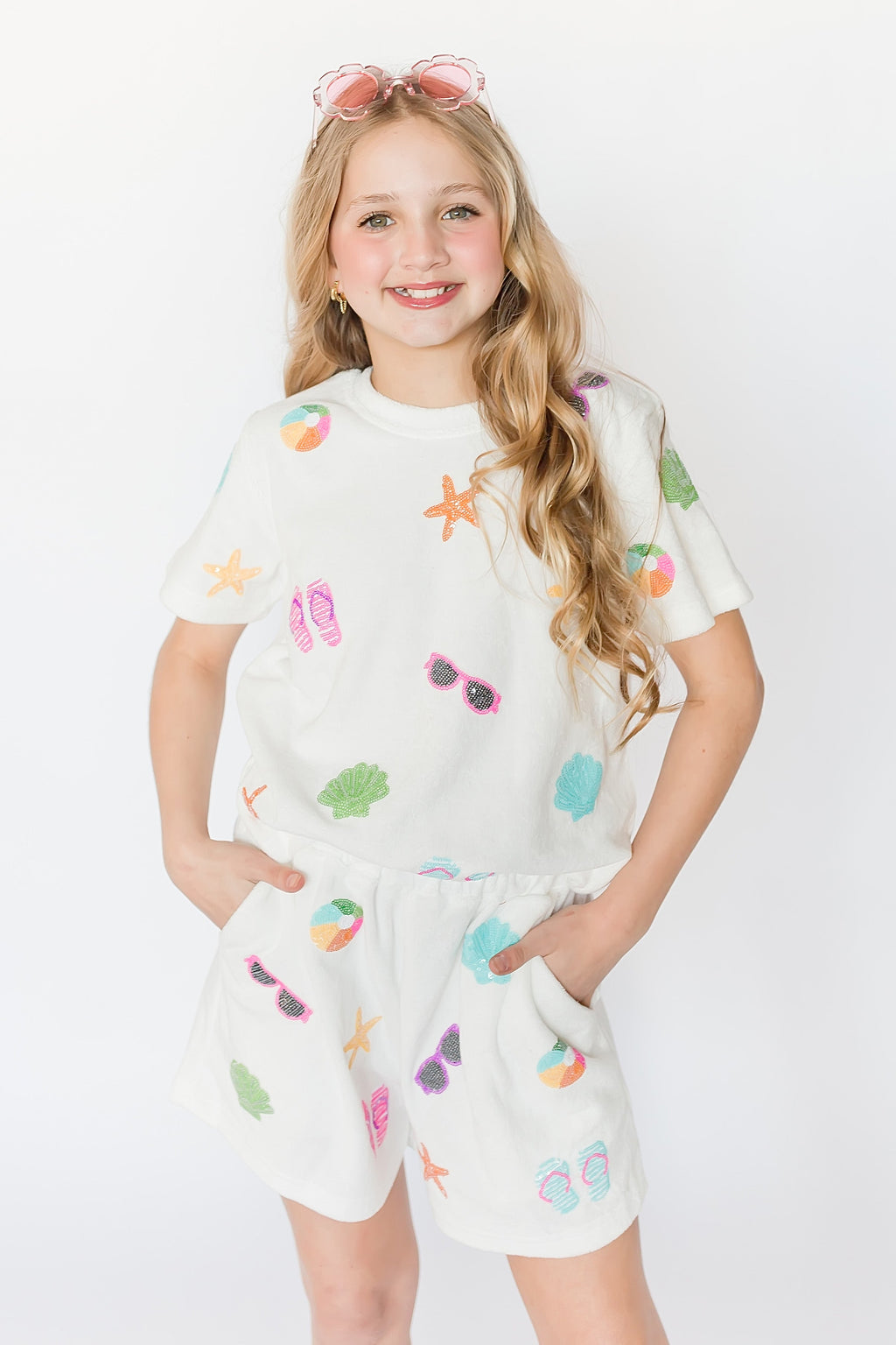 Beach Terry Cloth White Bottom