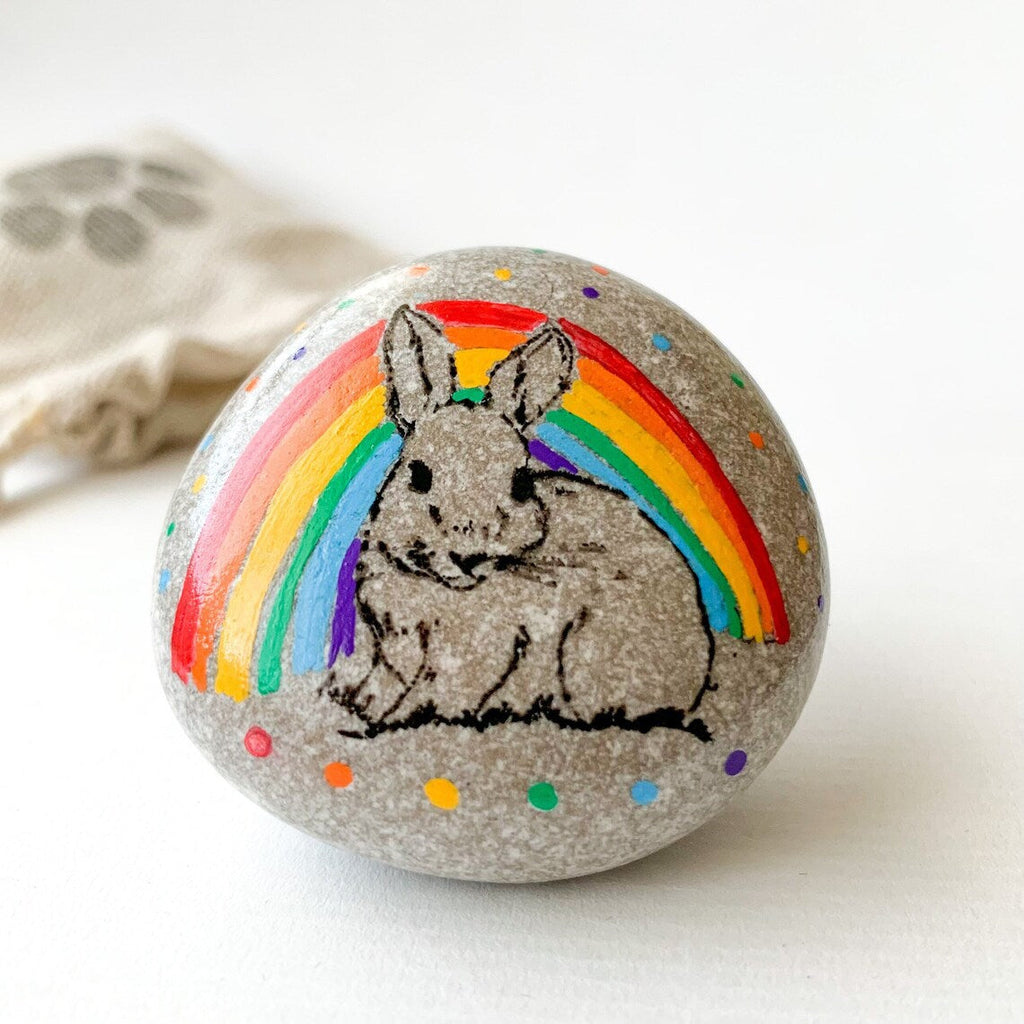 Penguin Glass Easter Bunny Decor for Mother's Day Gift