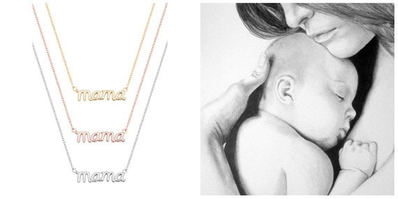 Love Pendant Necklace - Mother's Day Gift in English