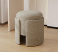 Cashmere Makeup Chair for Bedroom or Salon (One Piece)