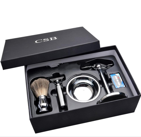 Shaving Kit with Beard Brush and Comb
