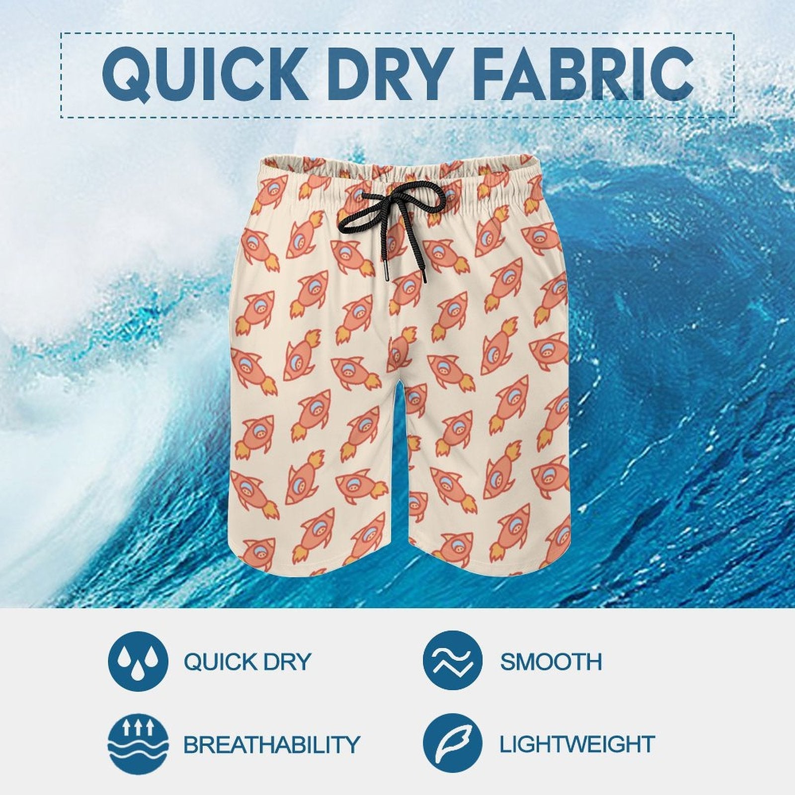 Cosmic Cuddles Board Shorts