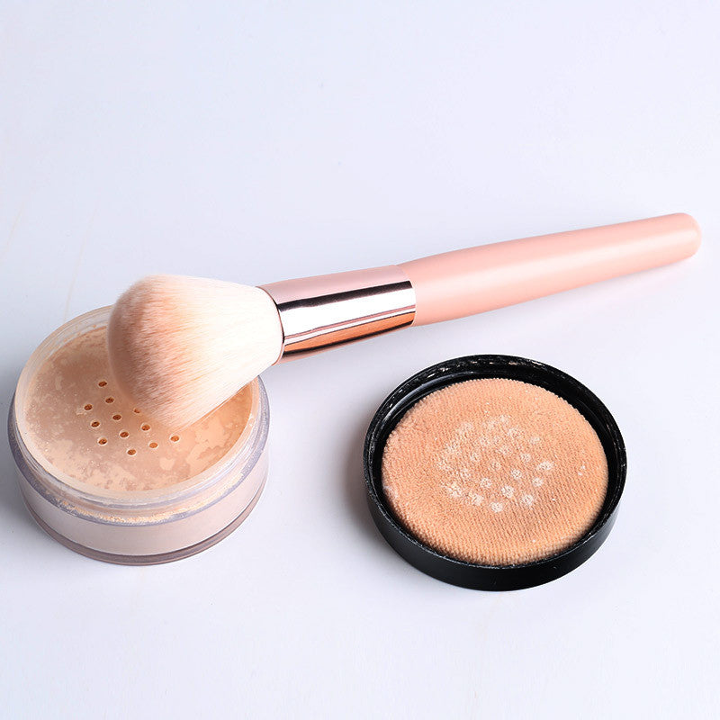 Makeup Brush Set with Wooden Handle and Brush Bag