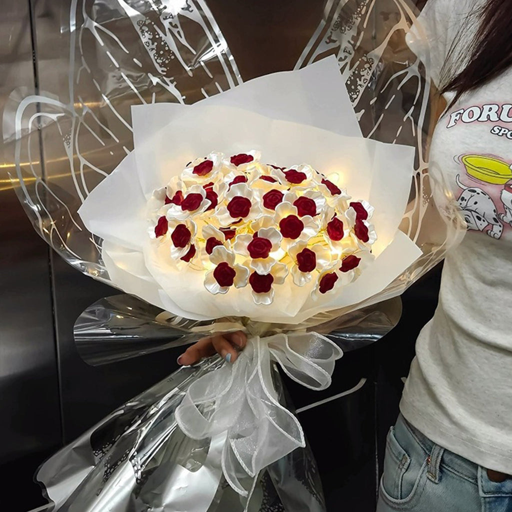 Dreamy Butterfly Rose Hand Bouquetperfect Rose Arrangement For Valentines Day Ideal As A Gift For Your Girlfriend Or Bestie