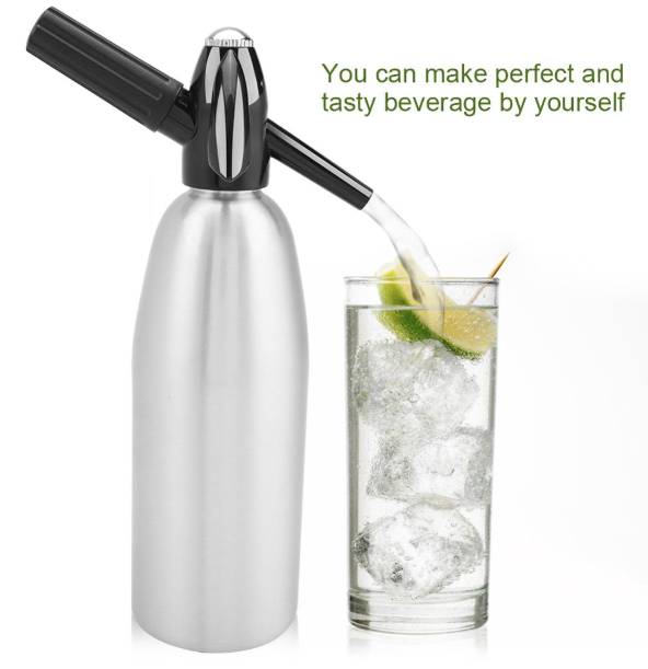 Aluminum Soda Maker with Bubble Water Bottle