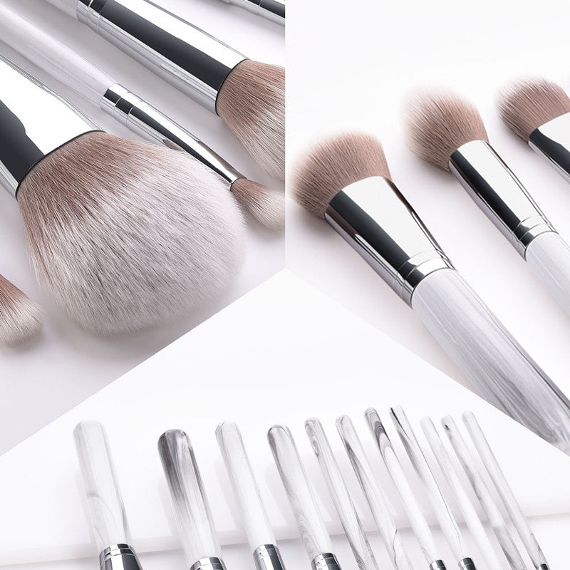 11-Piece Makeup Brush Set with Landscape Powder Brush