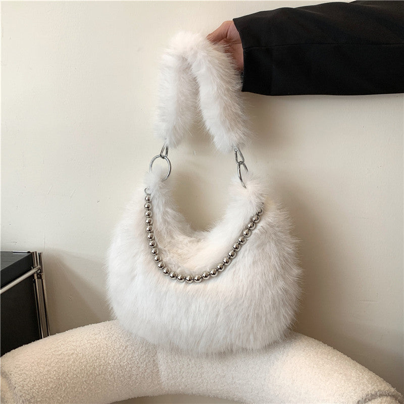 Furry Crossbody Bag For Women
