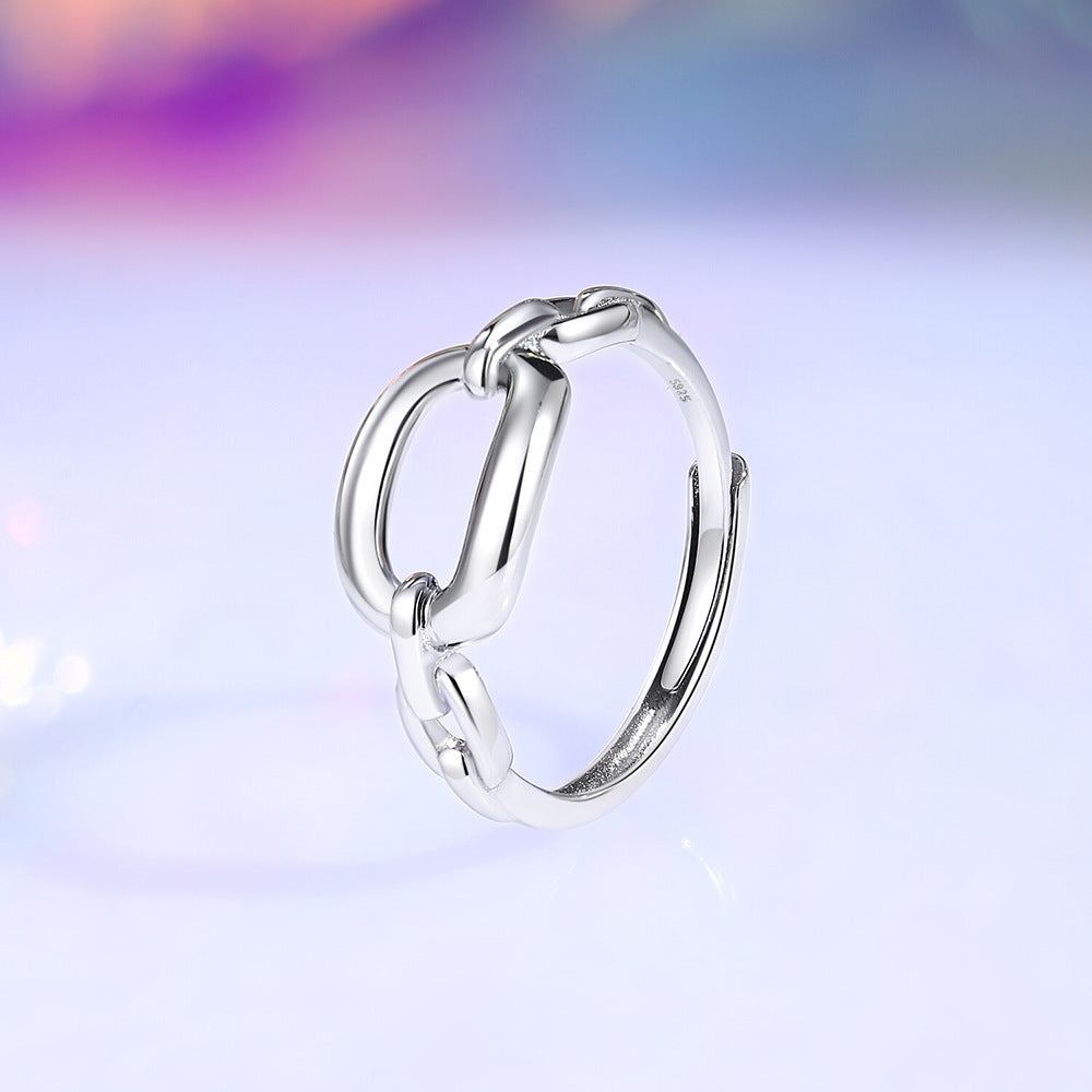 High-grade S925 Openning Silver Ring