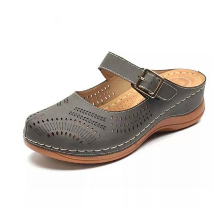 Women's Large Wedge Heel Vintage Scrub Air Breathable Sandals