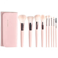 Makeup Brush Set with Wooden Handle and Brush Bag
