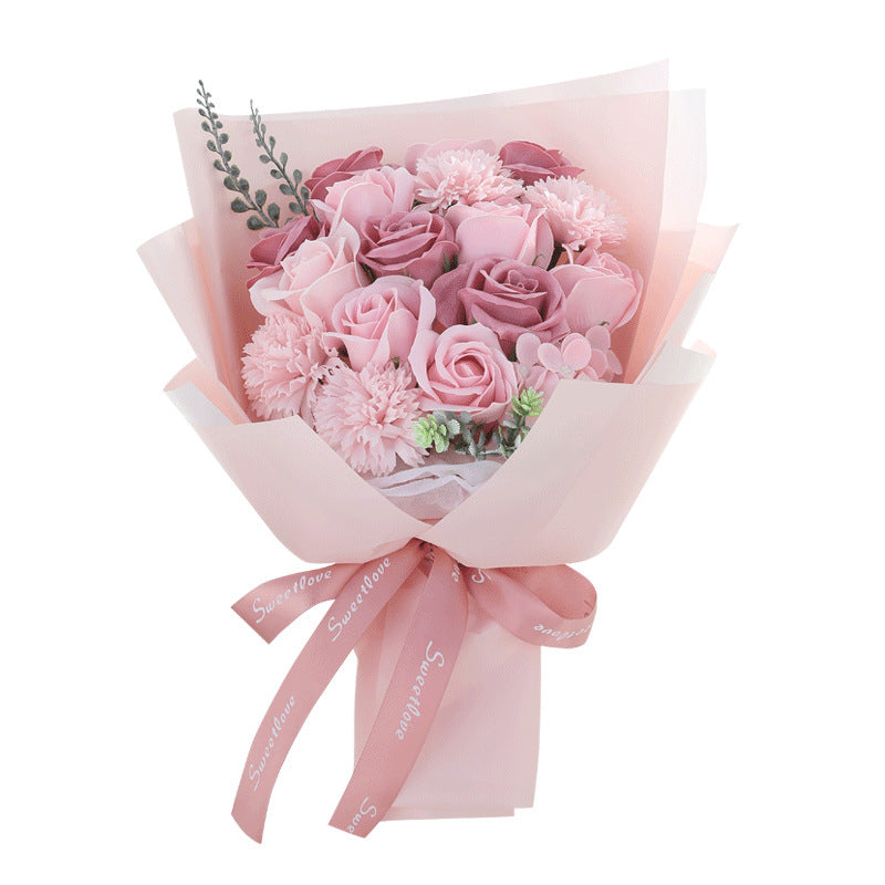 Eternal Rose Soap Flower Gift for Mother's Day and Birthdays
