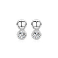 S925 Sterling Silver Diamond Hypoallergenic Earrings