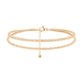 Fashion Trend Sparkling Foot Ornaments Double Layer