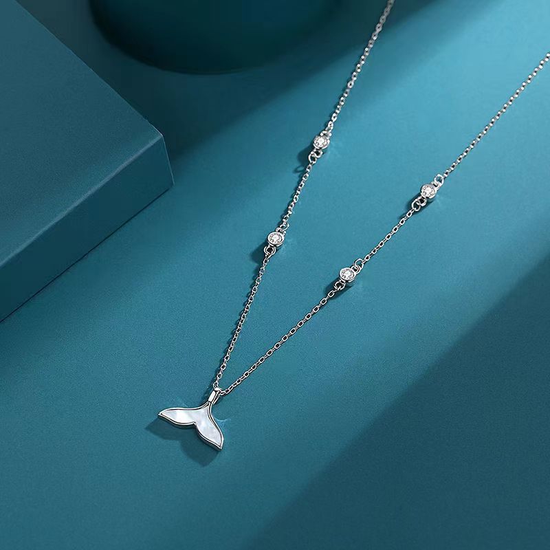S925 Sterling Silver Mermaid Necklace