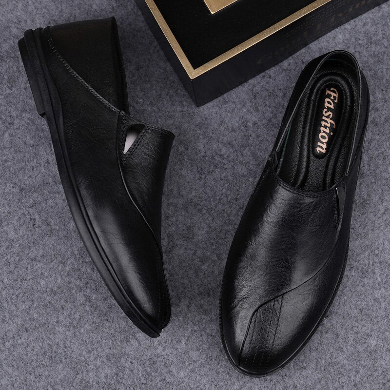 Men's Leather Shoes, Sandals, and Sports Sneakers