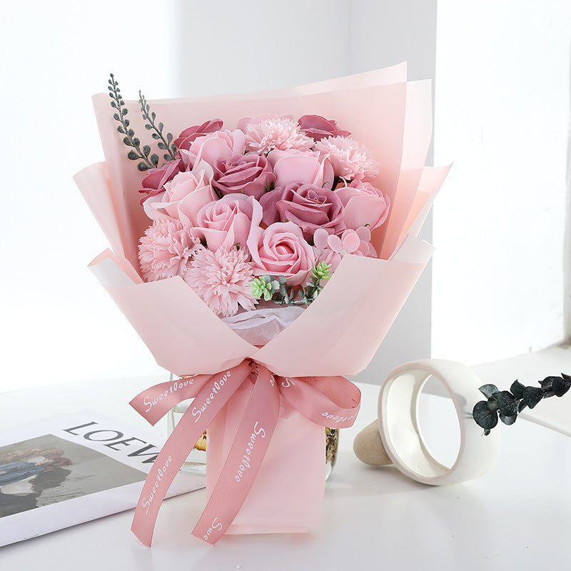 Eternal Rose Soap Flower Gift for Mother's Day and Birthdays